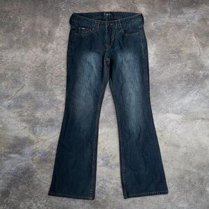 L.e.i Low Rise Pinstripe Bootcut Jeans